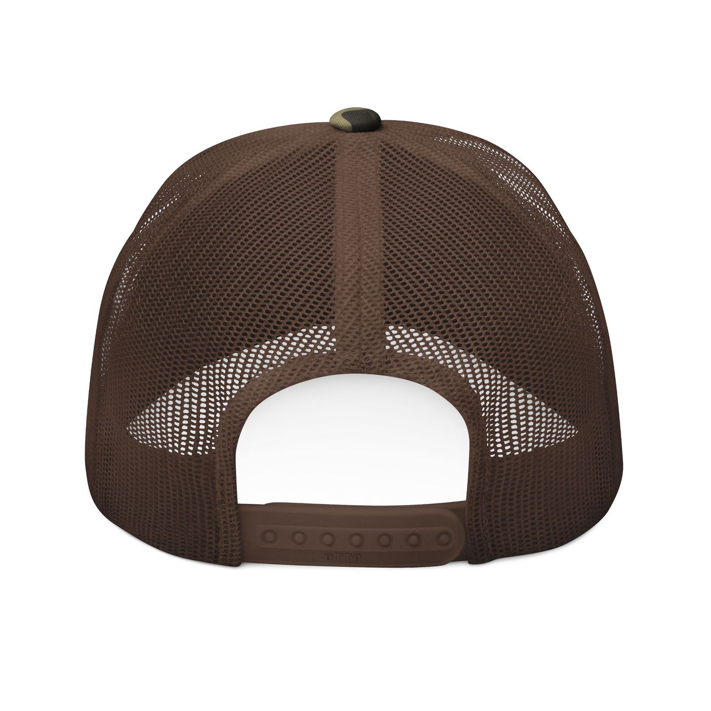 Camouflage Embroidered Trucker Hat for Soccer Queen Athletes, Moms, or Supporters