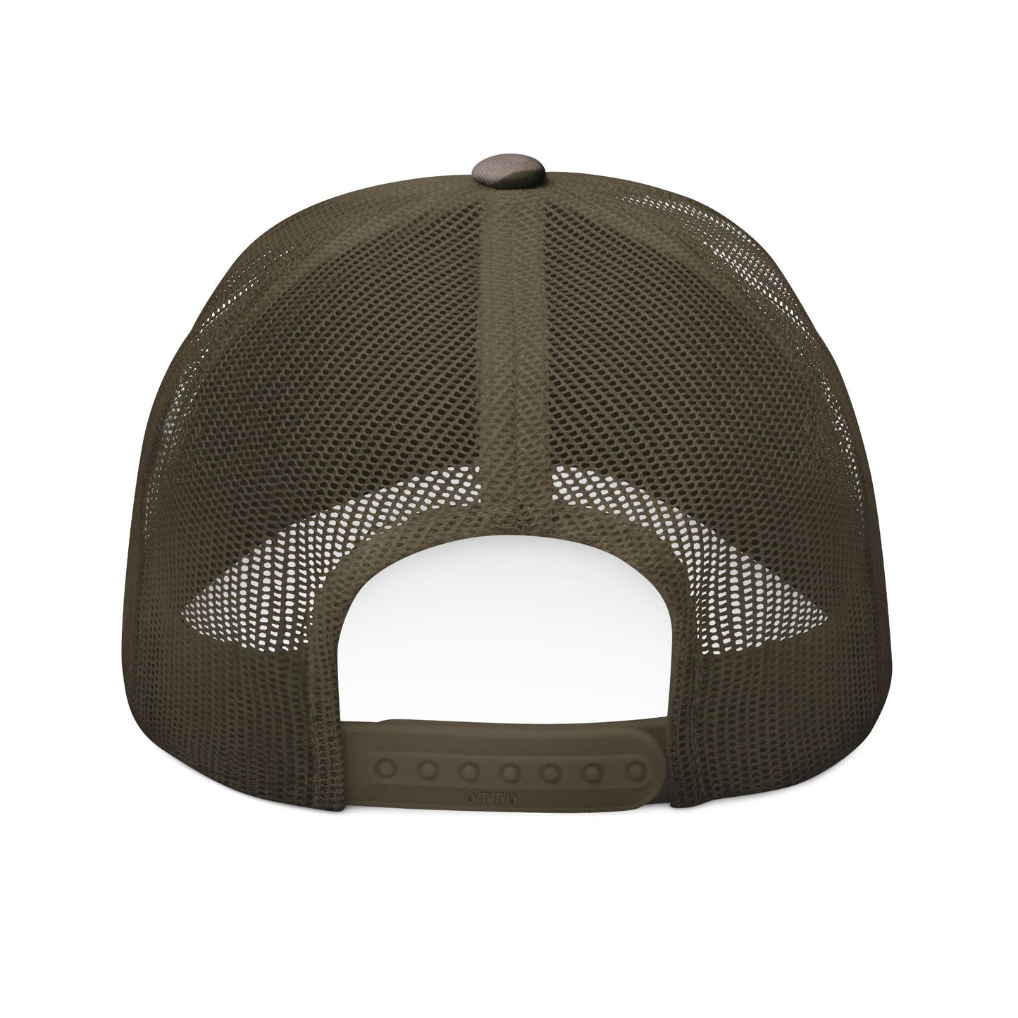 Camouflage Embroidered Trucker Hat for Soccer Queen Athletes, Moms, or Supporters